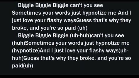 Hypnotize By Notorious BIG Lyrics Print, biggie smalls tradução - thirstymag.com.